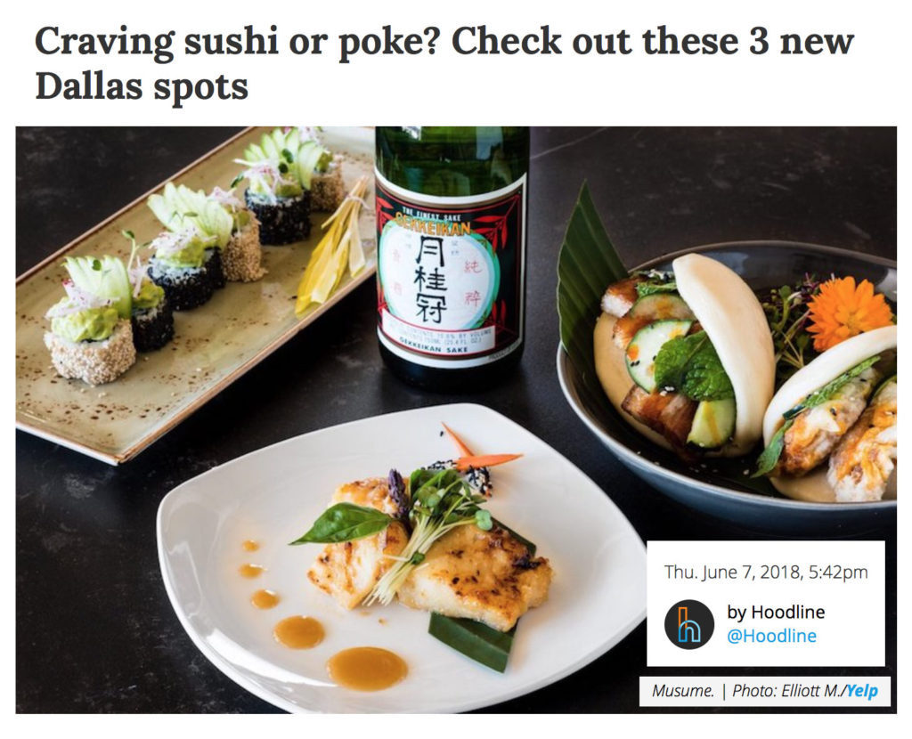 Craving sushi or poke? Check out these 3 new Dallas spots
